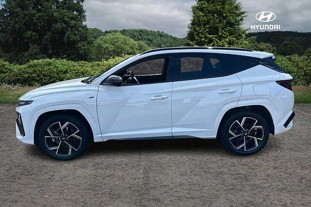 Hyundai TUCSON 1.6T Hybrid N Line S 5dr Auto Atlas White