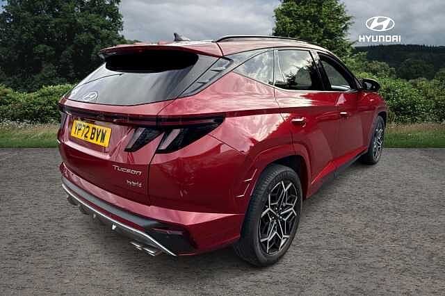 Hyundai TUCSON 1.6 TGDi Hybrid 230 N Line S 5dr 2WD Auto Sunset Red