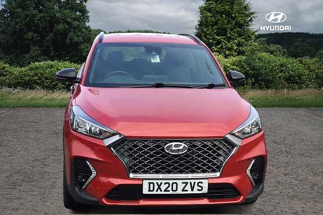 Hyundai TUCSON 1.6 CRDi 48V MHD 136 N Line 5dr 2WD DCT Fiery Red
