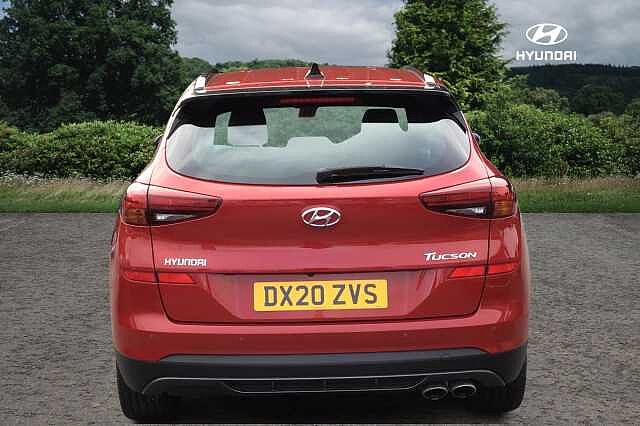 Hyundai TUCSON 1.6 CRDi 48V MHD 136 N Line 5dr 2WD DCT Fiery Red