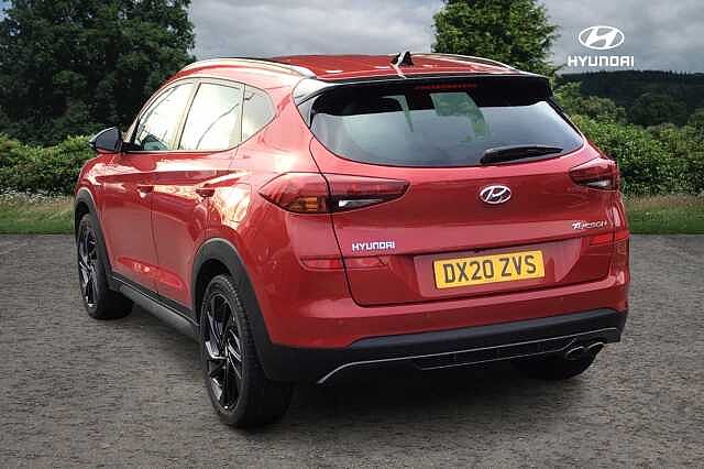 Hyundai TUCSON 1.6 CRDi 48V MHD 136 N Line 5dr 2WD DCT Fiery Red