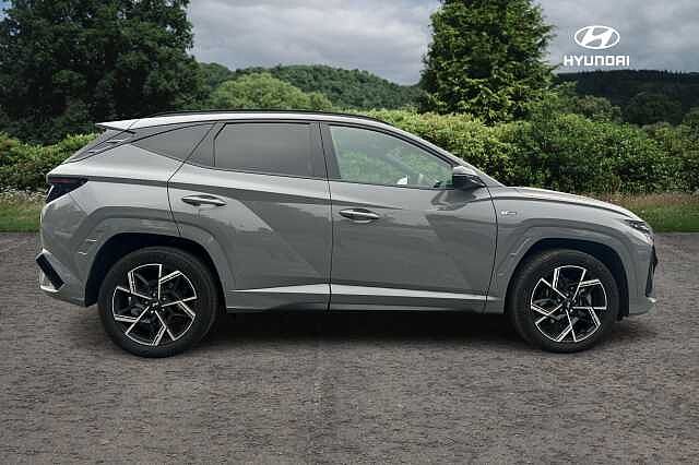 Hyundai TUCSON 1.6T Hybrid N Line 5dr Auto Grey