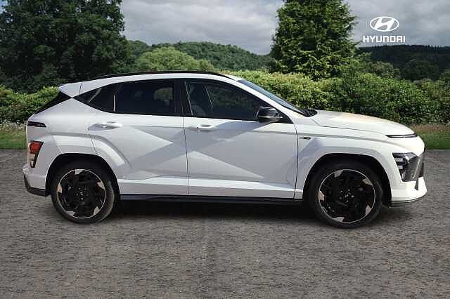 Hyundai KONA 160kW N Line 65kWh 5dr Auto Atlas White