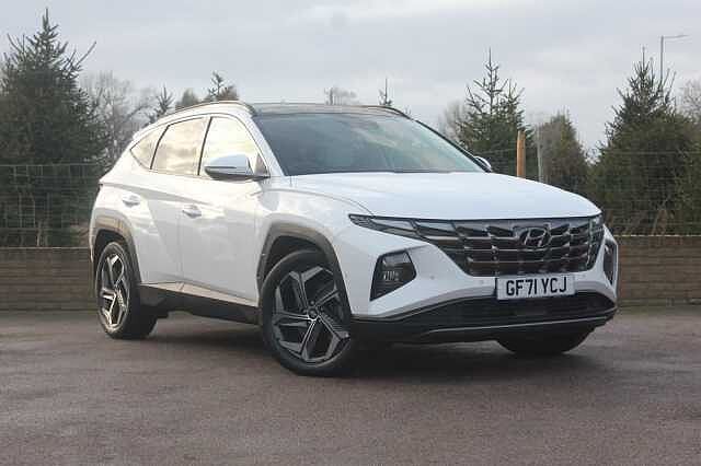 Hyundai TUCSON 1.6 TGDi Hybrid 230 Ultimate 5dr 2WD Auto Atlas White