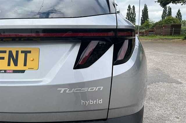 Hyundai TUCSON 1.6 T-GDi Advance SUV 5dr Petrol Hybrid Auto Euro 6 (s/s) (215 ps) Silver