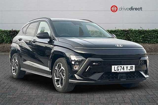 Hyundai KONA 1.6 h-GDi N Line SUV 5dr Petrol Hybrid DCT Euro 6 (s/s) (129 ps) Black