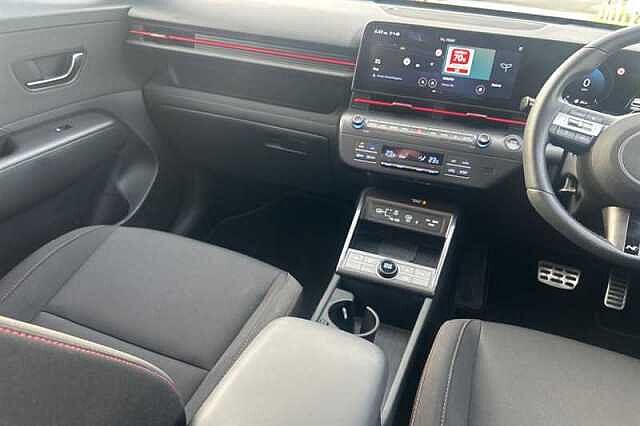 Hyundai KONA 1.6 h-GDi N Line SUV 5dr Petrol Hybrid DCT Euro 6 (s/s) (129 ps) Black