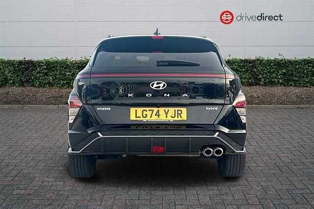 Hyundai KONA 1.6 h-GDi N Line SUV 5dr Petrol Hybrid DCT Euro 6 (s/s) (129 ps) Black