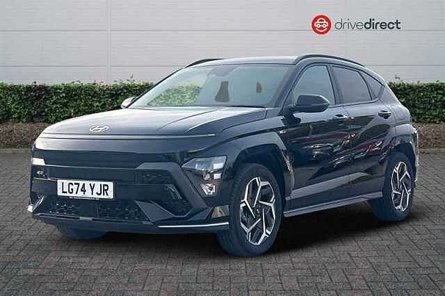 Hyundai KONA 1.6 h-GDi N Line SUV 5dr Petrol Hybrid DCT Euro 6 (s/s) (129 ps) Black