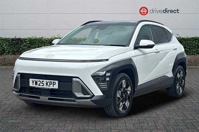 Hyundai KONA 1.6 h-GDi Ultimate SUV 5dr Petrol Hybrid DCT Euro 6 (s/s) (129 ps) White