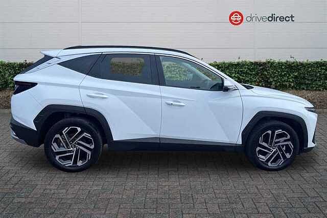 Hyundai TUCSON 1.6 T-GDi Ultimate SUV 5dr Petrol Hybrid Auto Euro 6 (s/s) (215 ps) White