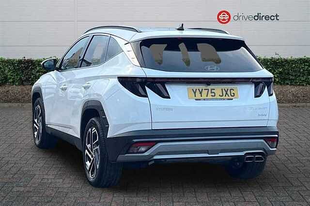 Hyundai TUCSON 1.6 T-GDi Ultimate SUV 5dr Petrol Hybrid Auto Euro 6 (s/s) (215 ps) White