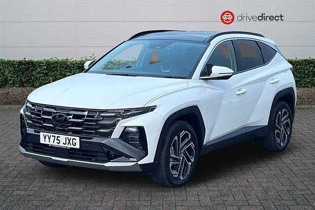 Hyundai TUCSON 1.6 T-GDi Ultimate SUV 5dr Petrol Hybrid Auto Euro 6 (s/s) (215 ps) White