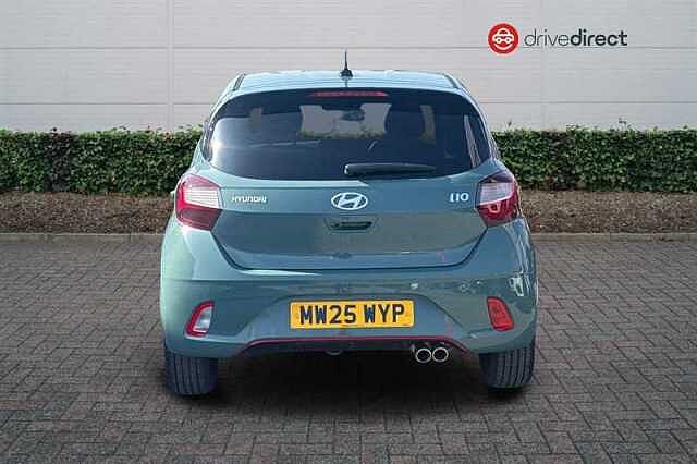 Hyundai I10 1.0 T-GDi N Line Hatchback 5dr Petrol Manual Euro 6 (s/s) (90 ps) Green