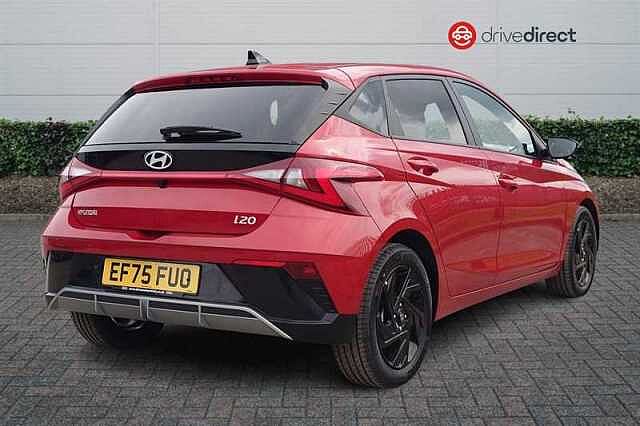 Hyundai I20 1.0 T-GDi Black Line Hatchback 5dr Petrol Manual Euro 6 (s/s) (90 ps) Red
