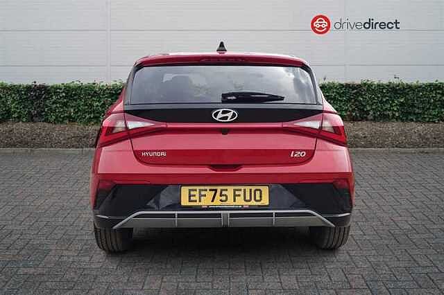 Hyundai I20 1.0 T-GDi Black Line Hatchback 5dr Petrol Manual Euro 6 (s/s) (90 ps) Red