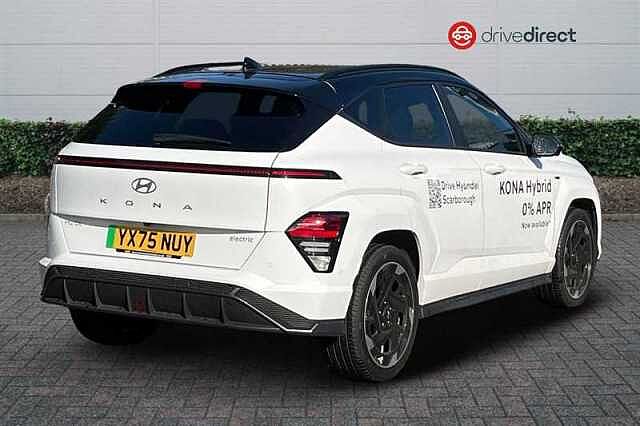 Hyundai KONA 65.4kWh N Line S SUV 5dr Electric Auto (218 ps) White
