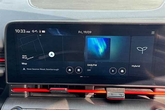 Hyundai KONA 1.6 h-GDi N Line S SUV 5dr Petrol Hybrid DCT Euro 6 (s/s) (141 ps) Blue