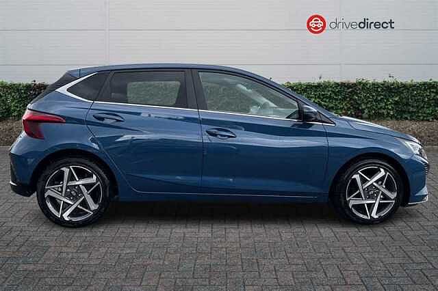 Hyundai I20 1.0 T-GDi Tech Line Hatchback 5dr Petrol DCT Euro 6 (s/s) (90 ps) Blue