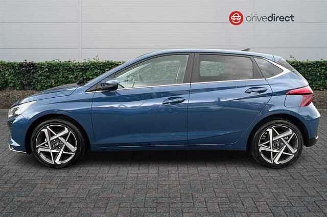 Hyundai I20 1.0 T-GDi Tech Line Hatchback 5dr Petrol DCT Euro 6 (s/s) (90 ps) Blue