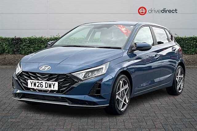 Hyundai I20 1.0 T-GDi Tech Line Hatchback 5dr Petrol DCT Euro 6 (s/s) (90 ps) Blue
