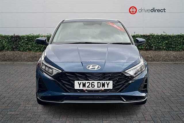 Hyundai I20 1.0 T-GDi Tech Line Hatchback 5dr Petrol DCT Euro 6 (s/s) (90 ps) Blue
