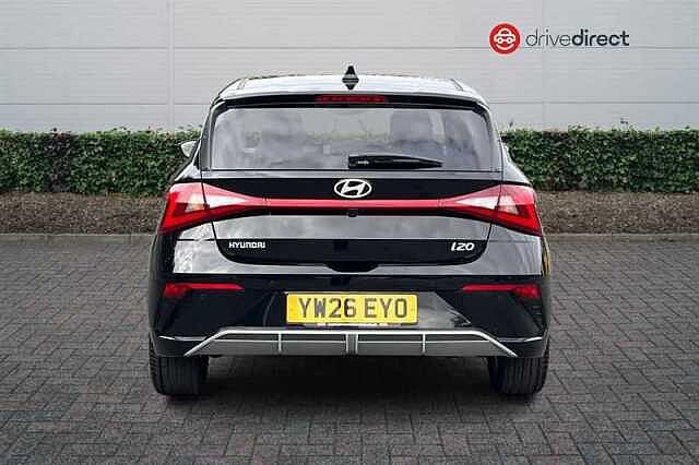 Hyundai I20 1.0 T-GDi Tech Line Hatchback 5dr Petrol DCT Euro 6 (s/s) (90 ps) Black