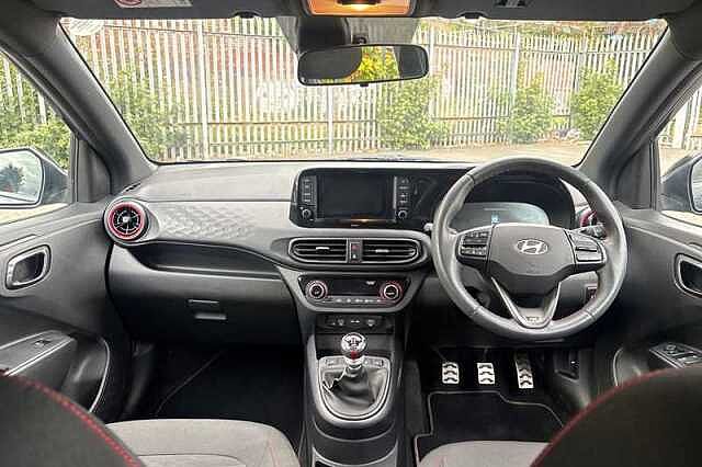 Hyundai I10 1.0 T-GDi N Line Hatchback 5dr Petrol Manual Euro 6 (s/s) (90 ps) Grey