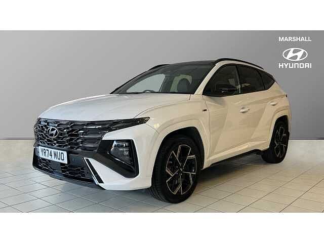 Hyundai TUCSON 1.6T Hybrid N Line S 5dr Auto White
