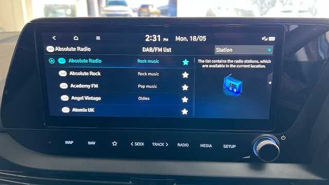 Hyundai I20 1.0T GDi 90 Tech Line 5dr DCT Vibrant Blue