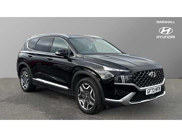 Hyundai SANTA FE 1.6 TGDi Hybrid Ultimate 5dr 4WD Auto BLACK