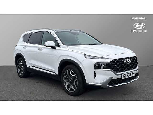 Hyundai SANTA FE 1.6 TGDi Hybrid Ultimate 5dr Auto WHITE