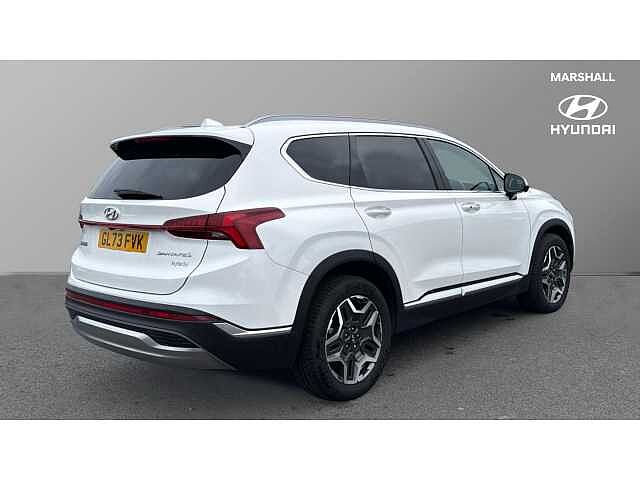 Hyundai SANTA FE 1.6 TGDi Hybrid Ultimate 5dr Auto WHITE
