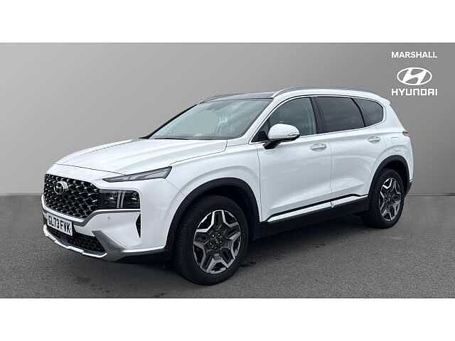 Hyundai SANTA FE 1.6 TGDi Hybrid Ultimate 5dr Auto WHITE