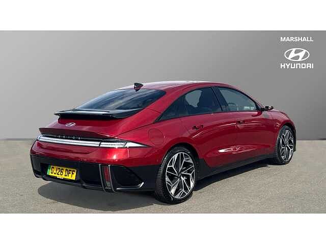 Hyundai IONIQ 6 IONIQ 6 239kW Ultimate 77kWh 4dr AWD Auto Ultimate Red