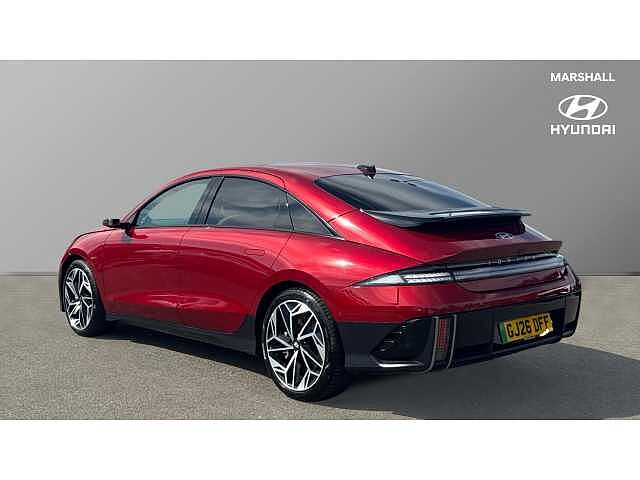 Hyundai IONIQ 6 IONIQ 6 239kW Ultimate 77kWh 4dr AWD Auto Ultimate Red