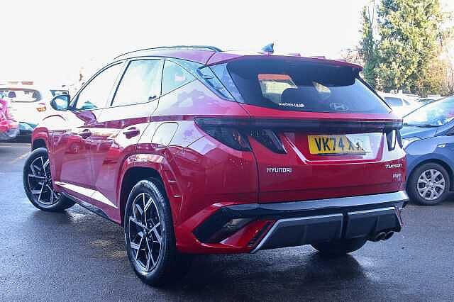 Hyundai TUCSON ESTATE 1.6T Plug-in Hybrid N Line 5dr Auto Red
