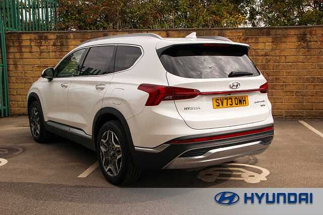 Hyundai SANTA FE 1.6 TGDi Hybrid Ultimate 5dr 4WD Auto White Cream