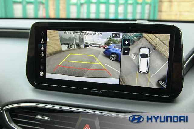 Hyundai SANTA FE 1.6 TGDi Hybrid Ultimate 5dr 4WD Auto White Cream