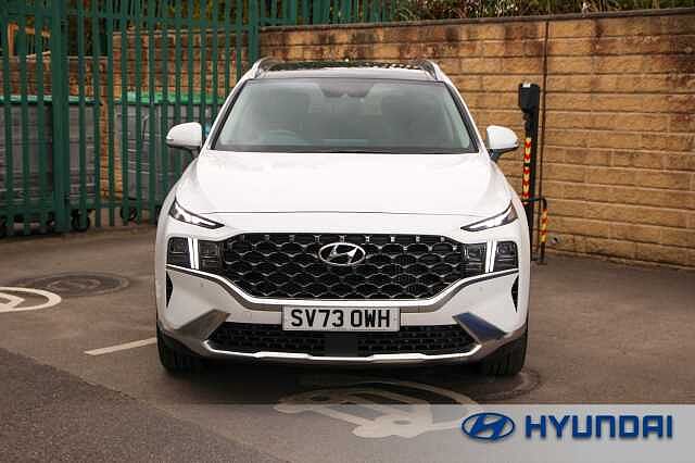 Hyundai SANTA FE 1.6 TGDi Hybrid Ultimate 5dr 4WD Auto White Cream