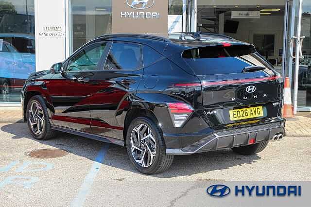 Hyundai KONA 1.6 Hybrid 138 N Line S 5dr DCT Abyss Black