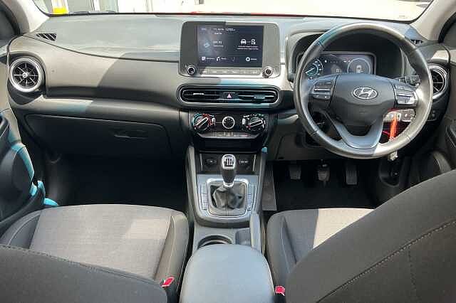 Hyundai KONA SUV 1.0 T-GDi (120ps) SE Connect 48 Volt MHEV Ignite Red