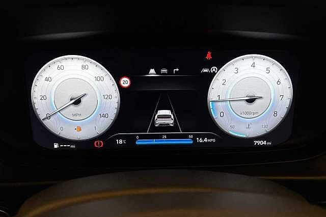 Hyundai TUCSON 1.6 T-GDi MHEV Ultimate SUV 5dr Petrol Hybrid DCT Euro 6 (s/s) (160 ps) White