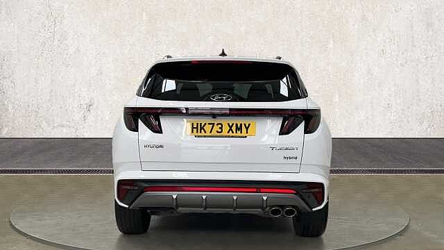 Hyundai TUCSON 1.6 h T-GDi N Line SUV 5dr Petrol Hybrid Auto Euro 6 (s/s) (230 ps) Atlas White