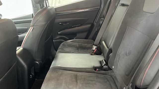 Hyundai TUCSON 1.6 h T-GDi N Line SUV 5dr Petrol Hybrid Auto Euro 6 (s/s) (230 ps) Sunset Red