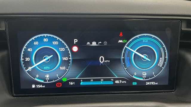 Hyundai TUCSON 1.6 h T-GDi N Line SUV 5dr Petrol Hybrid Auto Euro 6 (s/s) (230 ps) Sunset Red