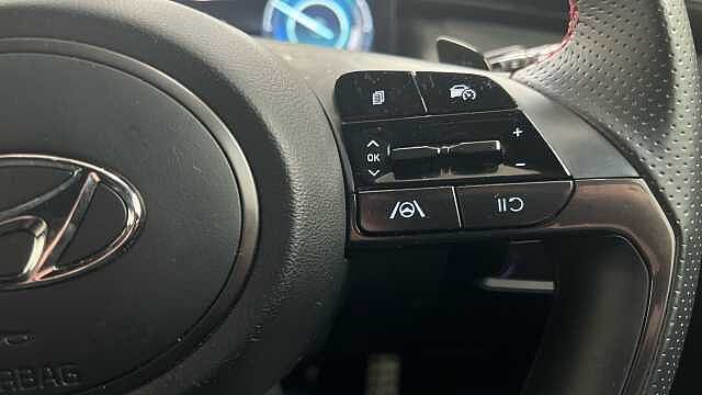 Hyundai TUCSON 1.6 h T-GDi N Line SUV 5dr Petrol Hybrid Auto Euro 6 (s/s) (230 ps) Sunset Red