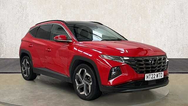 Hyundai TUCSON 1.6 h T-GDi Ultimate SUV 5dr Petrol Hybrid Auto Euro 6 (s/s) (230 ps) Engine Red