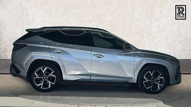 Hyundai TUCSON 1.6 T-GDi N Line SUV 5dr Petrol Hybrid Auto Euro 6 (s/s) (215 ps) Shimmering Slvr