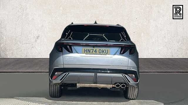 Hyundai TUCSON 1.6 T-GDi N Line SUV 5dr Petrol Hybrid Auto Euro 6 (s/s) (215 ps) Shimmering Slvr